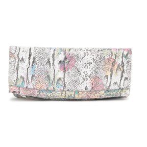 NWT Hobo Zeal Foldover Zip Clutch - Lizard Floral Leather